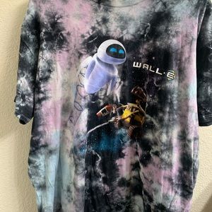 WALL-E Disney/Pixar Women’s Slightly Worn XL Tie Dye T-Shirt